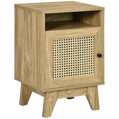 Homcom bedside table rattan - homcom, table,