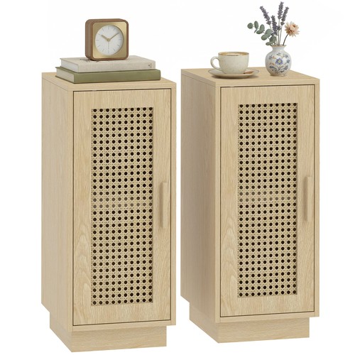 Homcom set bedside tables - set,