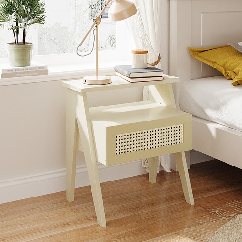 Modern rattan drawer shelf - rattan,