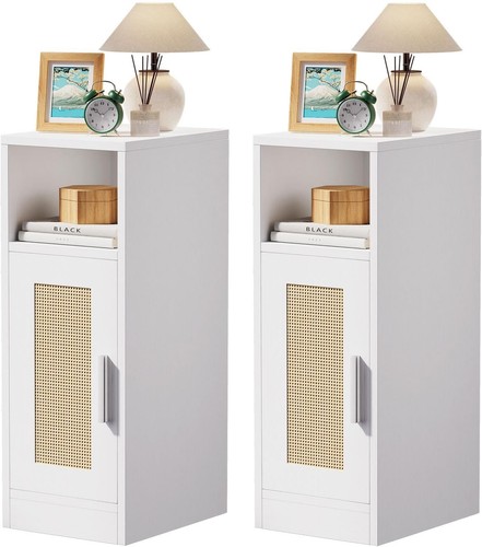 Slim bedside table set 2 - bedside,