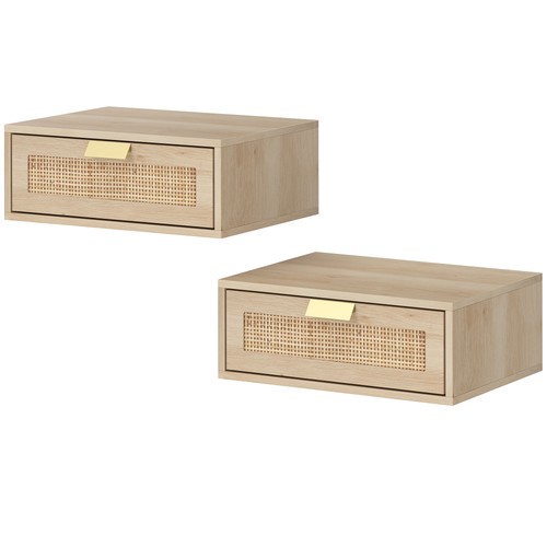 Homcom floating bedside tables - homcom,