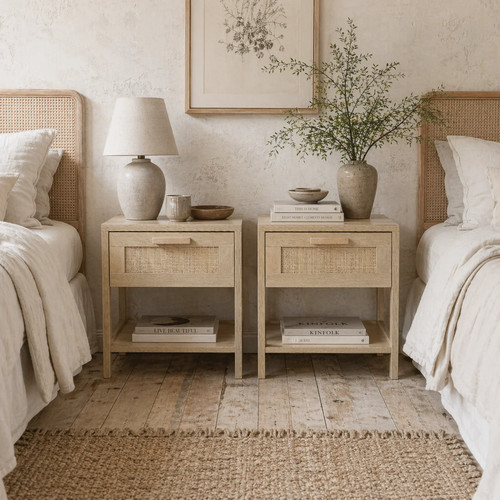 Vicoha set natural rattan - natural,