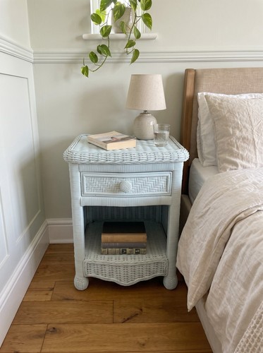 Pair restored rattan - restored,