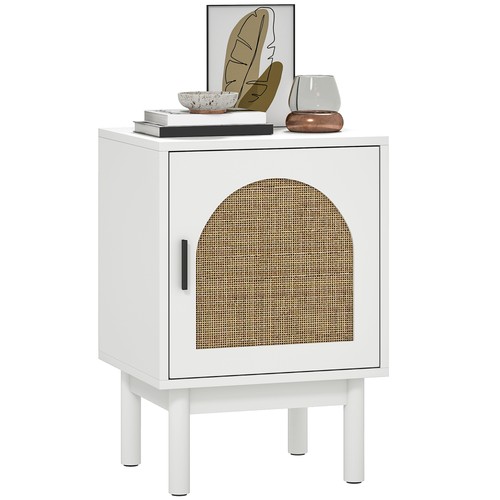 Homcom boho bedside table - homcom,