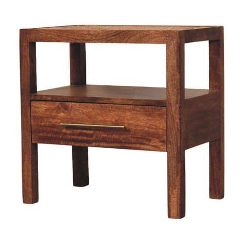 Saffron rattan nightstand - saffron,