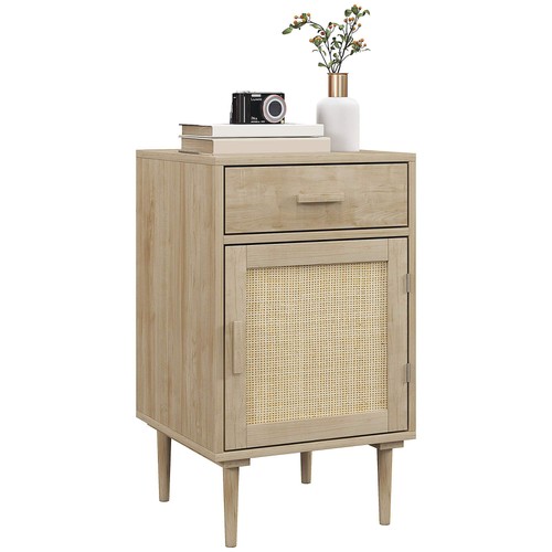 Bedside table rattan side - table,,