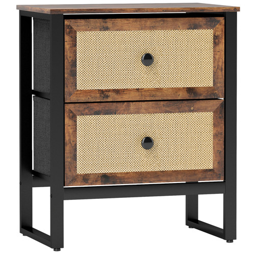 Homcom bedside table with - bedside,