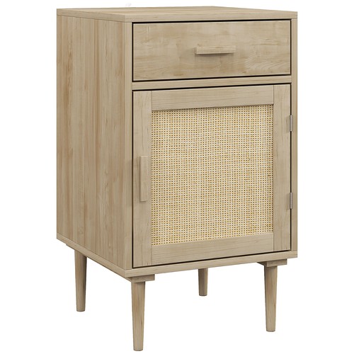 Bedside table rattan side - bedside,
