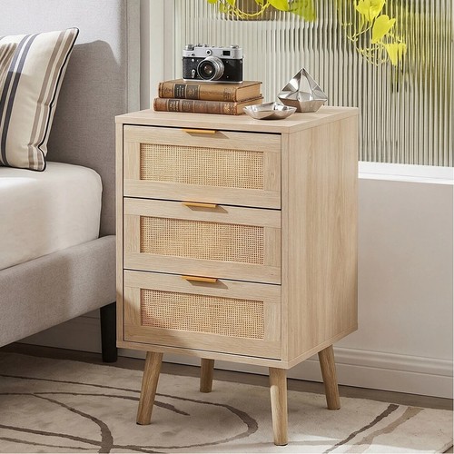 2pcs bedside table drawer - table,