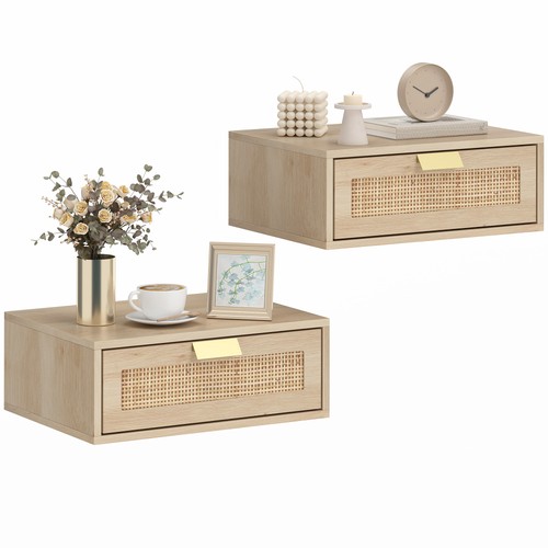 Homcom floating bedside - floating, tables