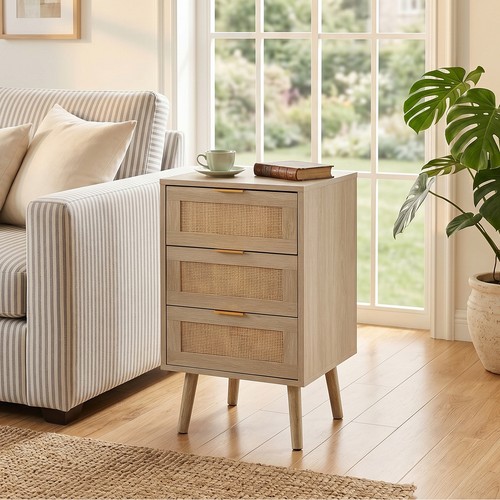 Bedside tables set rattan - tables, of