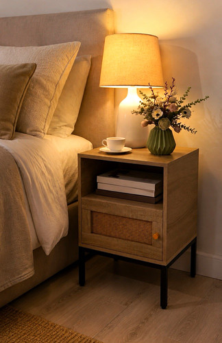 Set light wood rattan - set,