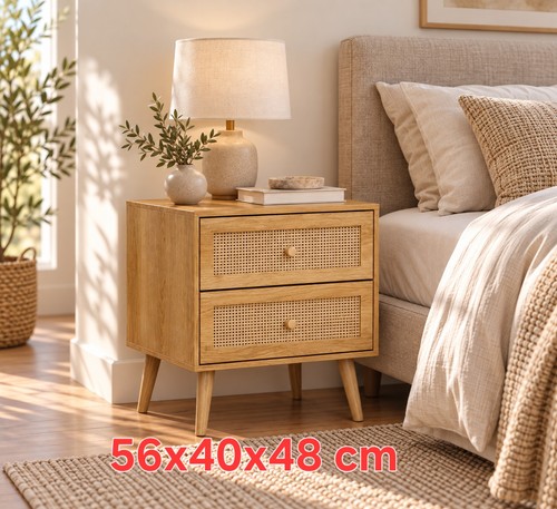 Sienna rattan drawer - drawer, bedside