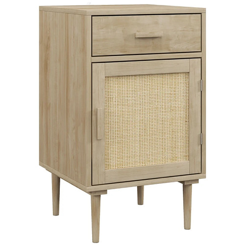 Bedside table rattan side - bedside,