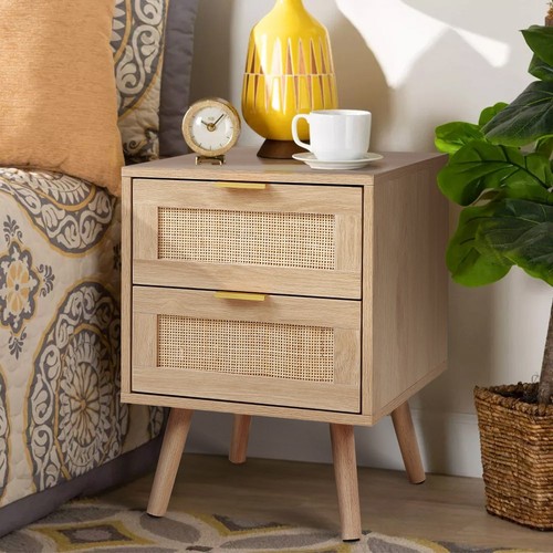 Set rattan bedside tables - 2,