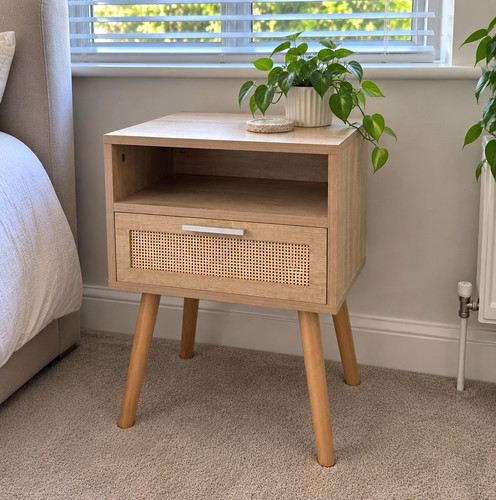 Set light wood rattan - set,